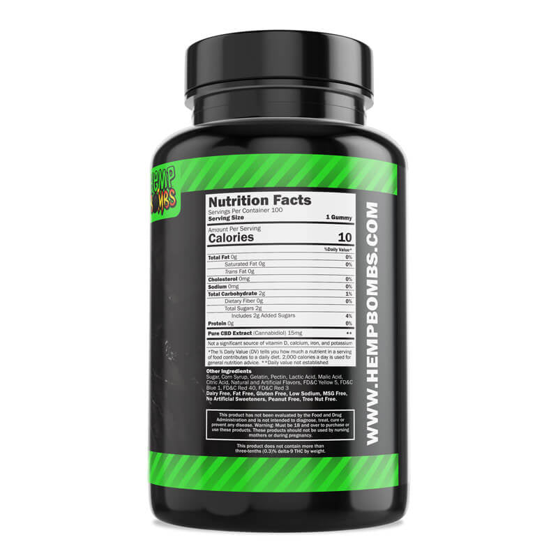 Hemp Bombs 100 Ct CBD Gummies
