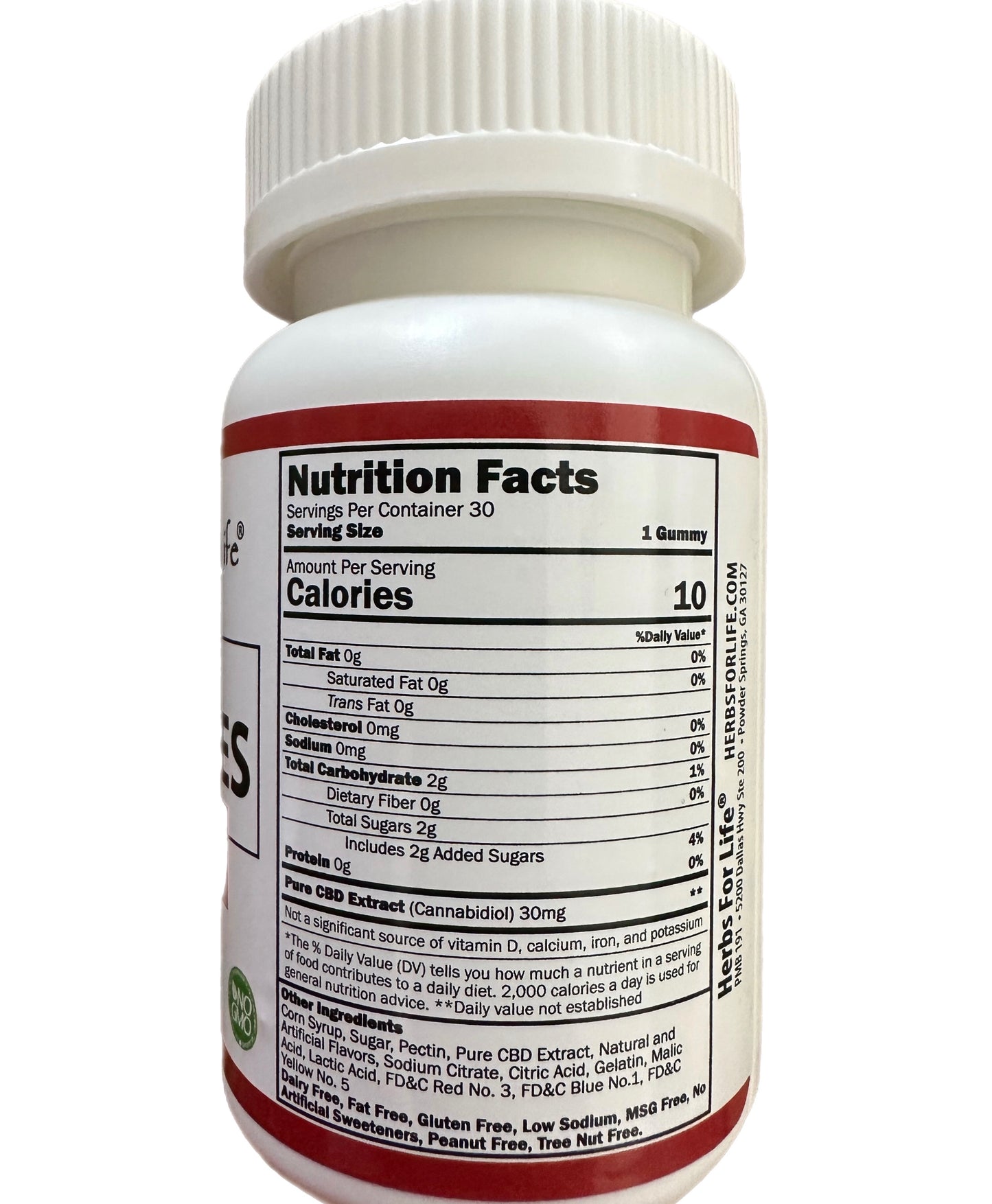 Herbs For Life CBD Gummies 900mg 30ct