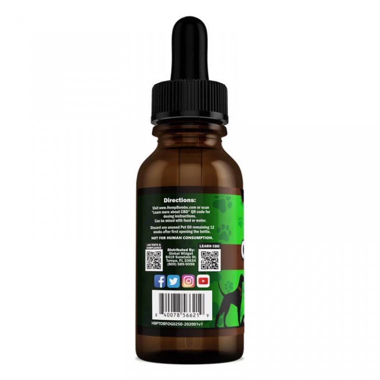 Hemp Bombs 250mg CBD Oil for Pets