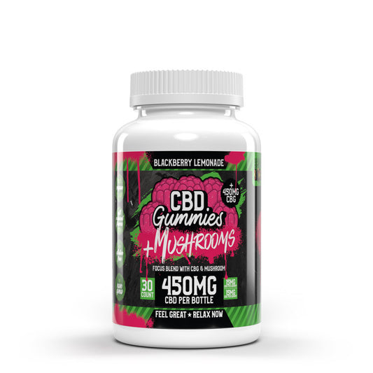 30ct Focus CBD + Mushrooms Gummies